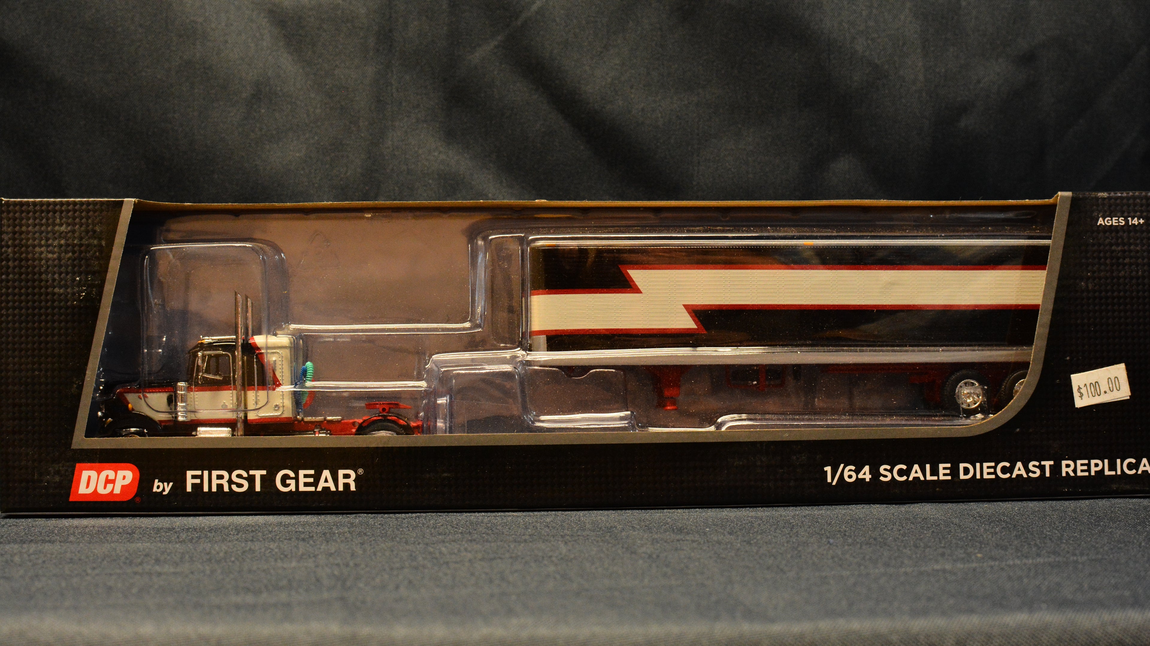 60-1683 Peterbilt 359 w/ 36" Sleeper & Dry Van