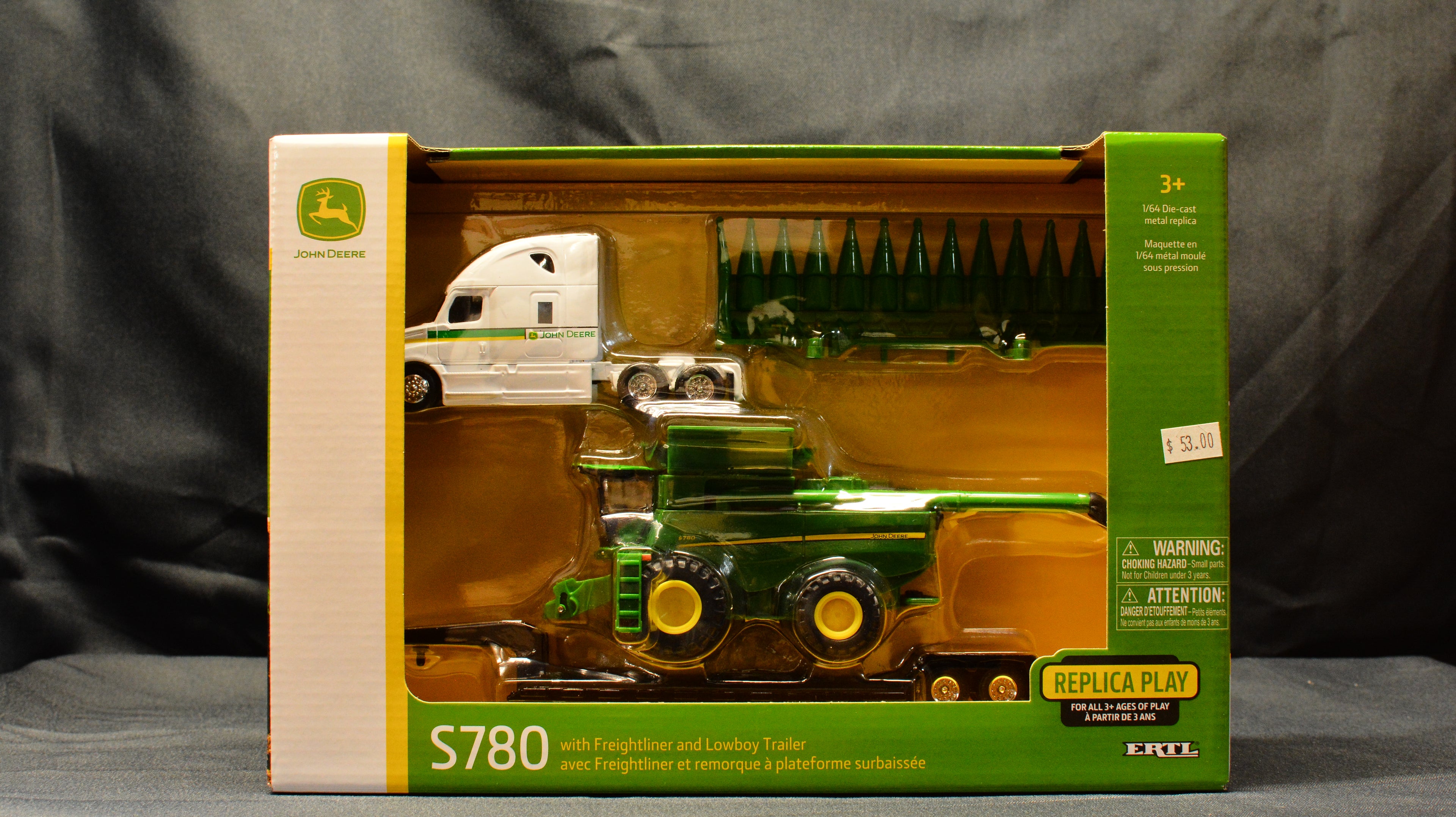 45656 1/64 John Deere S780 Combine w/ Semi